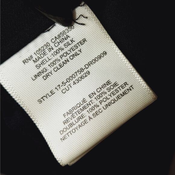 Joie Avari Silk Babydoll Dress XS Black Dark Floral Boho Romantic Mini Dainty - Picture 7 of 15